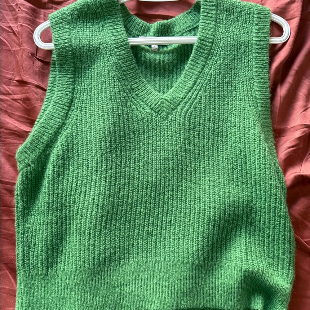 Green Women's Vest